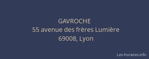 GAVROCHE