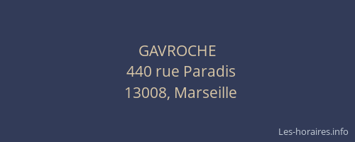 GAVROCHE