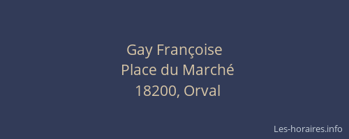 Gay Françoise