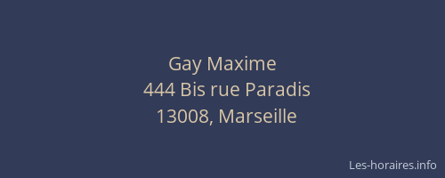 Gay Maxime