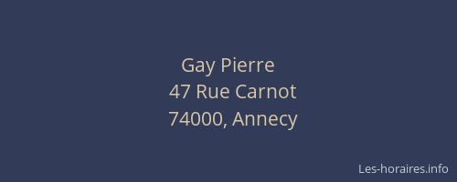Gay Pierre