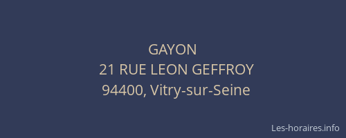 GAYON