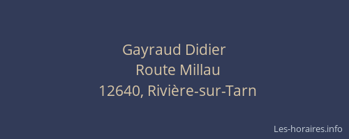 Gayraud Didier