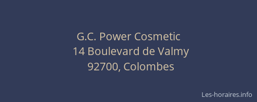 G.C. Power Cosmetic