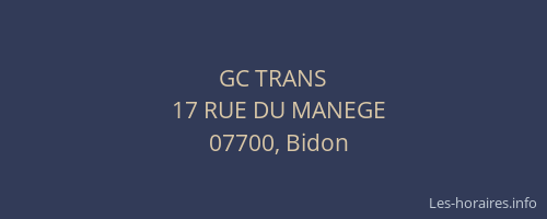 GC TRANS