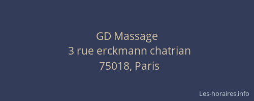 GD Massage