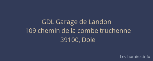 GDL Garage de Landon