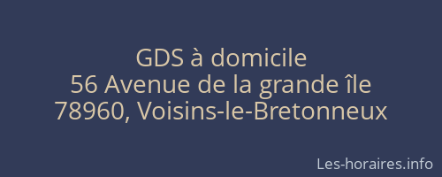 GDS à domicile