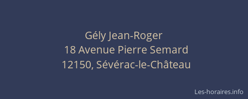 G&eacute;ly Jean-Roger