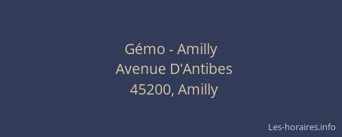 Gémo - Amilly