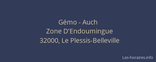 Gémo - Auch