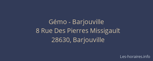 Gémo - Barjouville