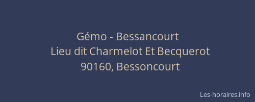Gémo - Bessancourt