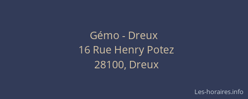 Gémo - Dreux