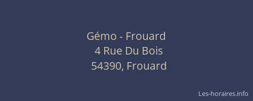 Gémo - Frouard