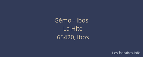 Gémo - Ibos