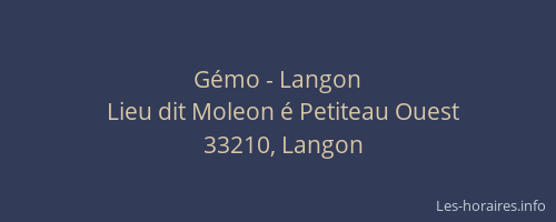 Gémo - Langon