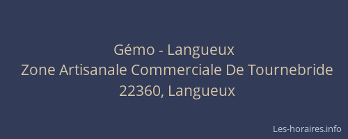 G&eacute;mo - Langueux
