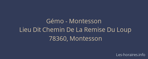 Gémo - Montesson