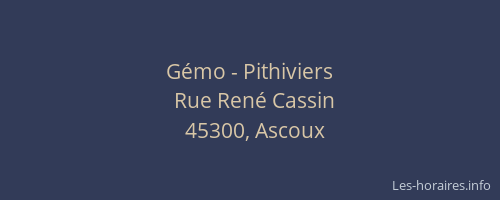 Gémo - Pithiviers