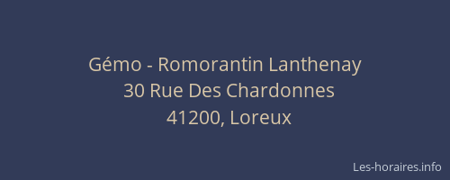 Gémo - Romorantin Lanthenay