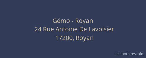 Gémo - Royan
