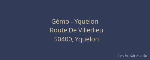 Gémo - Yquelon