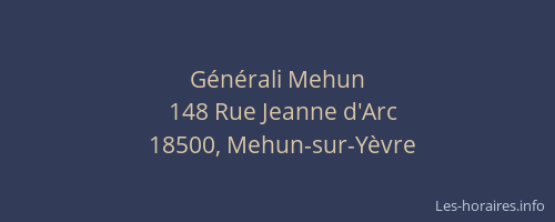 Générali Mehun