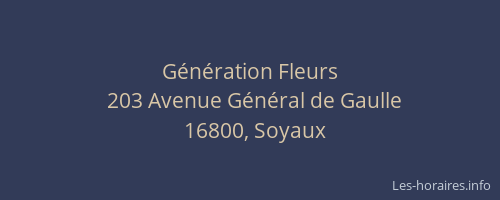 Génération Fleurs