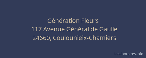 G&eacute;n&eacute;ration Fleurs