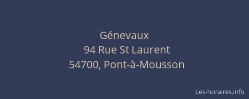 G&eacute;nevaux