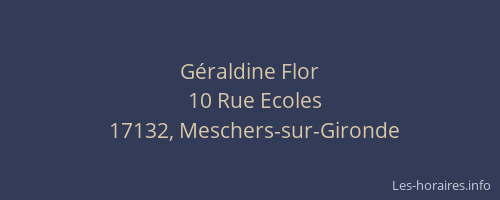 Géraldine Flor