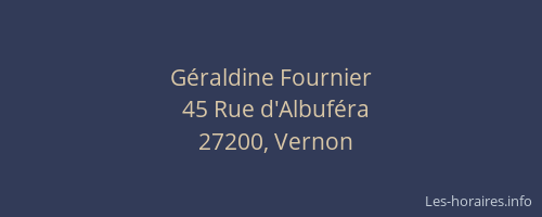 G&eacute;raldine Fournier