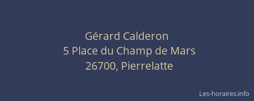 Gérard Calderon