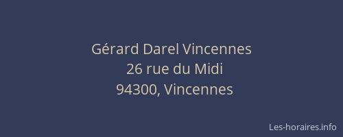 Gérard Darel Vincennes