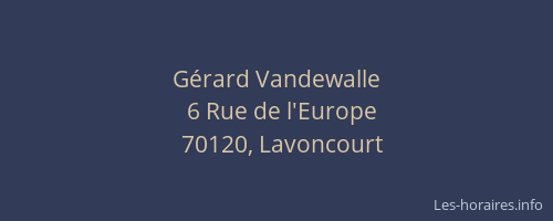 Gérard Vandewalle