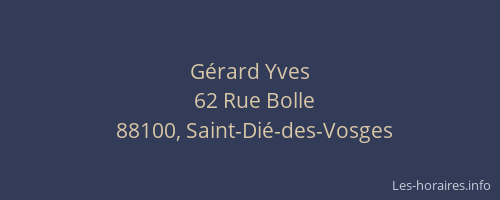 Gérard Yves
