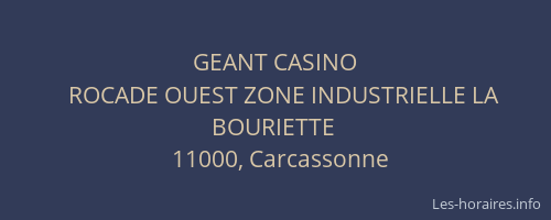 GEANT CASINO