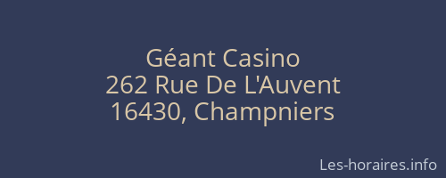 Géant Casino