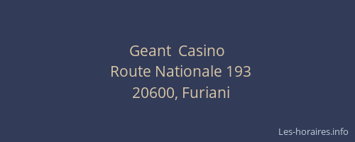 Geant  Casino