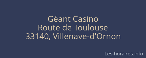 Géant Casino