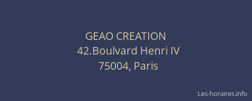 GEAO CREATION