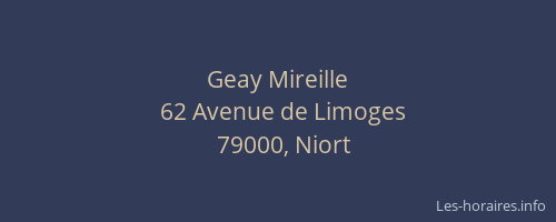 Geay Mireille