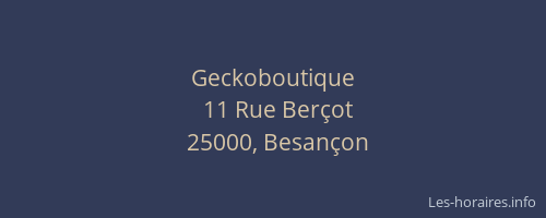 Geckoboutique