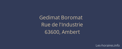 Gedimat Boromat
