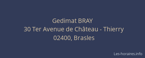 Gedimat BRAY