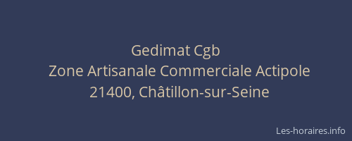 Gedimat Cgb
