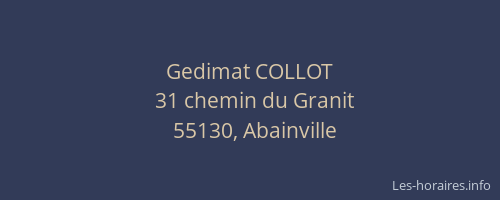 Gedimat COLLOT