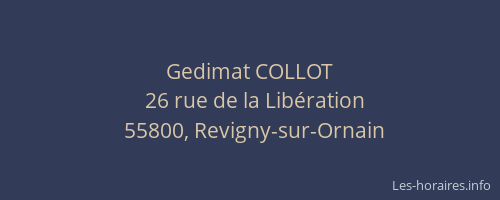 Gedimat COLLOT