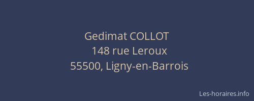Gedimat COLLOT